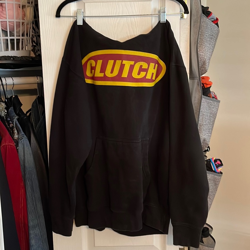 Mens clutch band hoodie